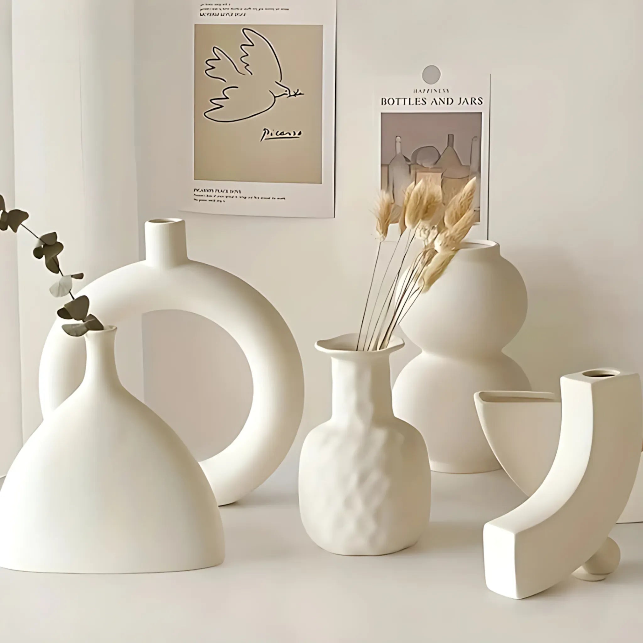 Nordic Ceramic Vase - Various Options Flower Vase