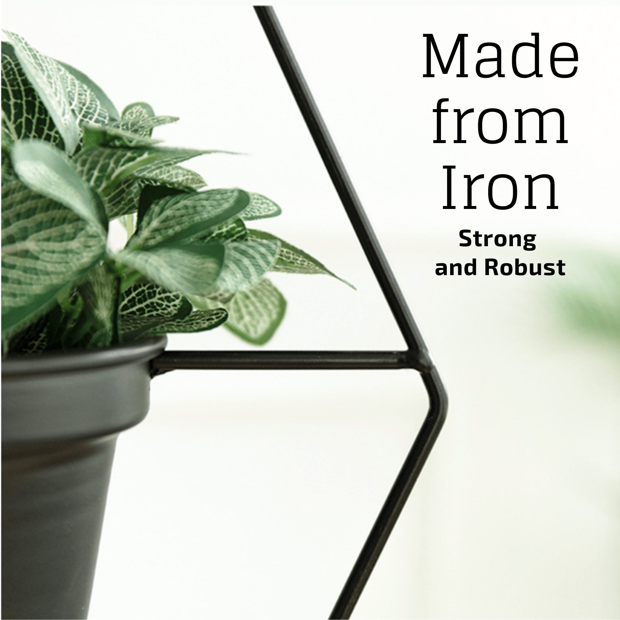 Nordic Style Metal Plant Hanger - Sturdy & Durable Hanging Pots Plant holder