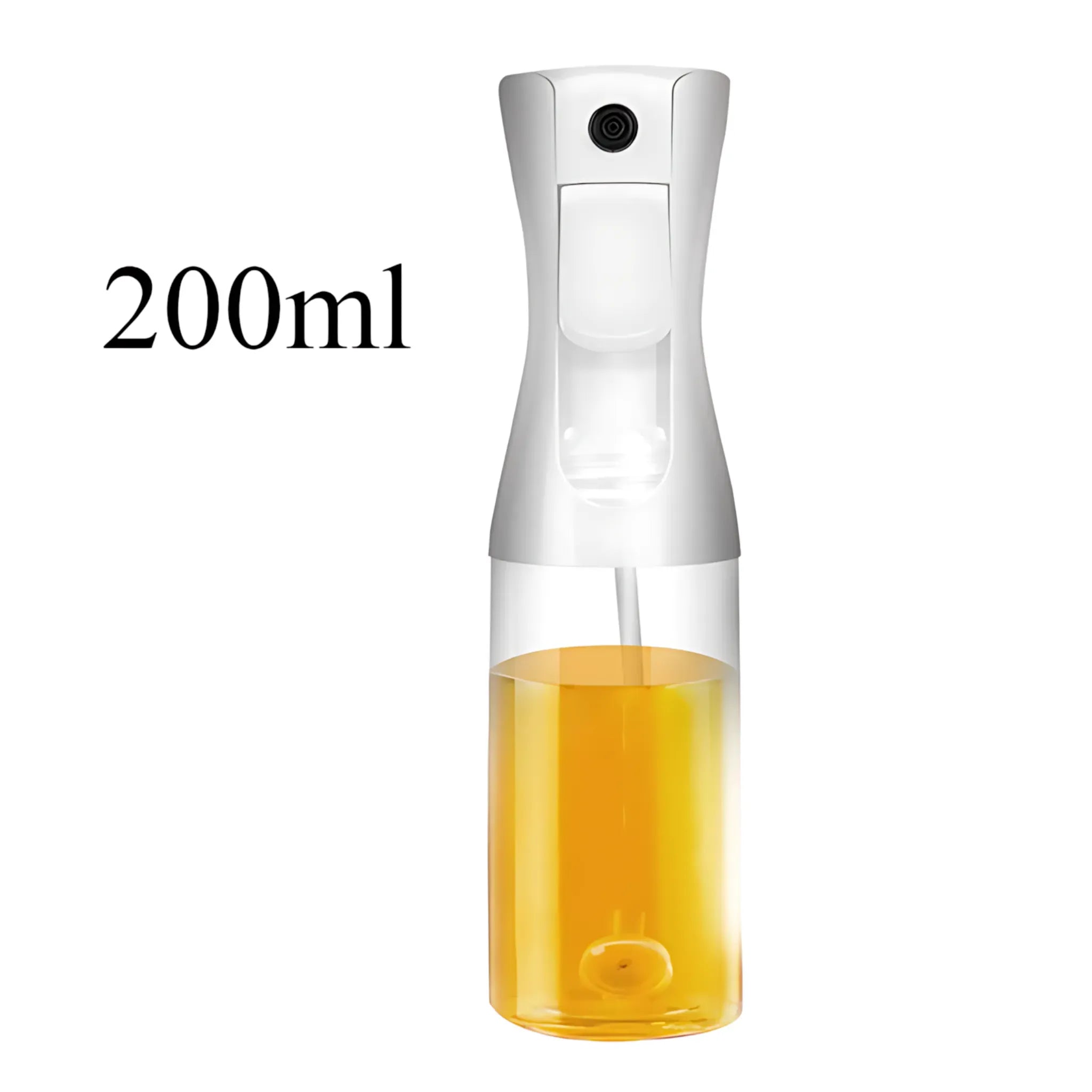Oil Sprayer - Refillable Glass Bottle for Cooking & BBQ 200ml white / CHINA Oil Dispenser