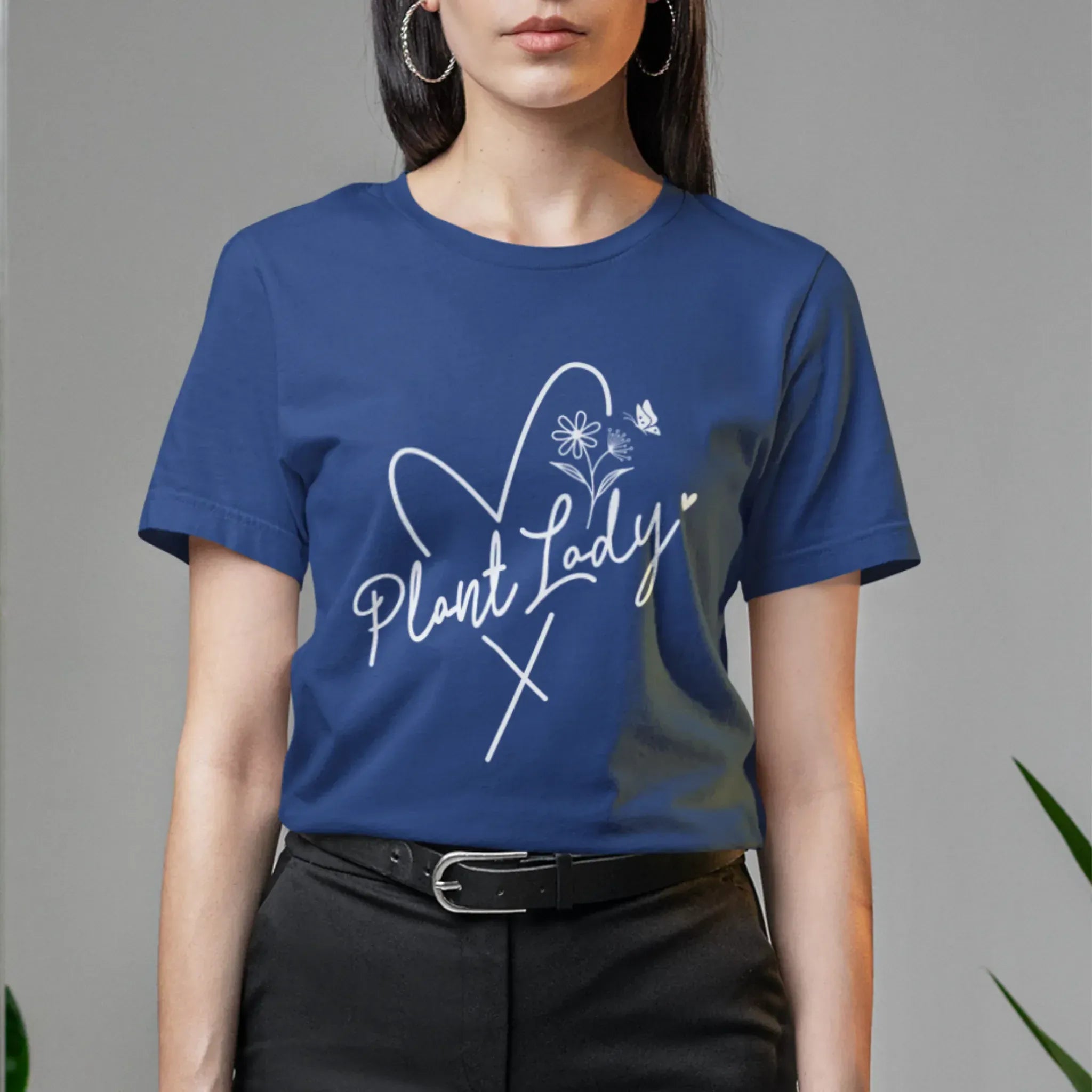 Plant Lady T-shirt Navy / S T-Shirt