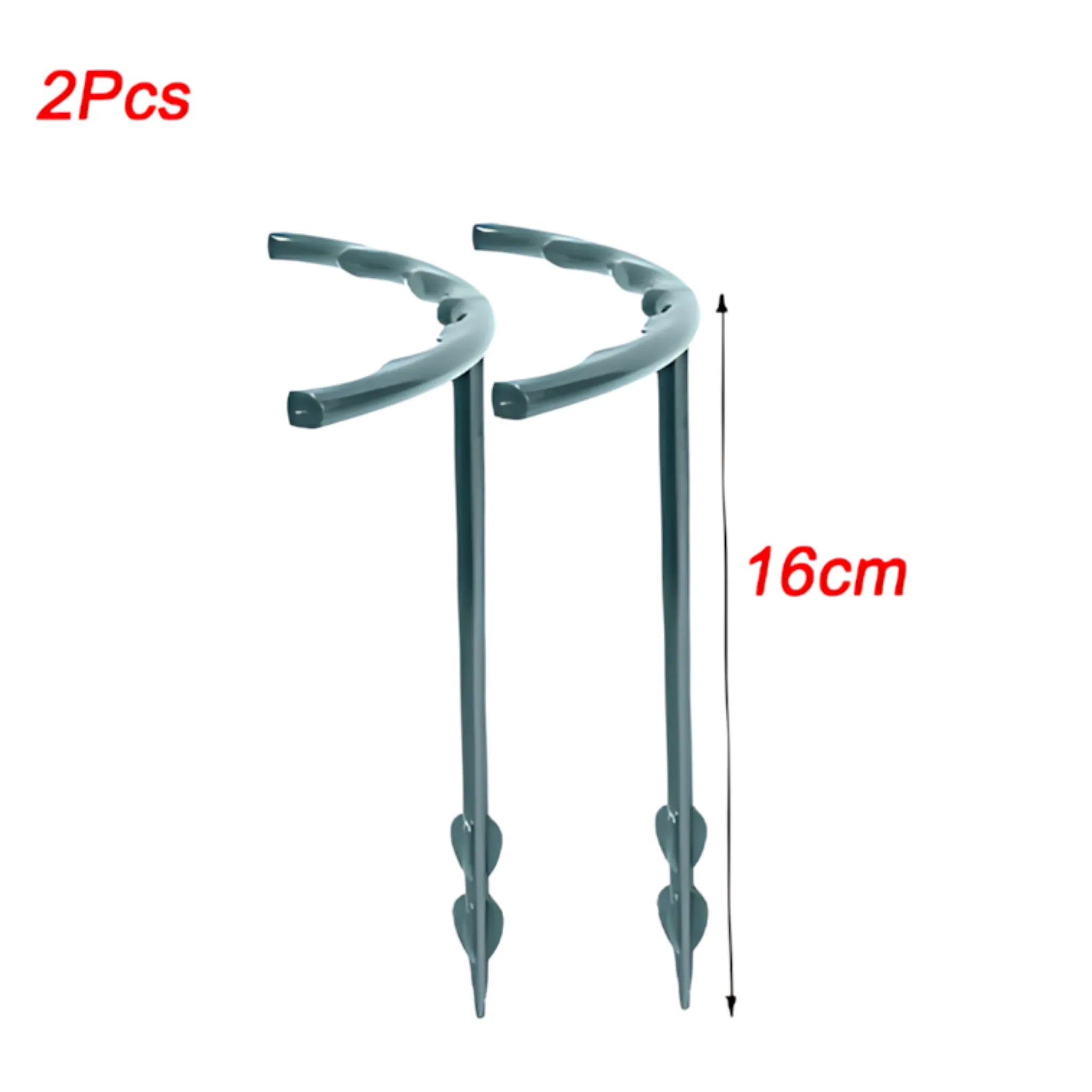 Plant Support Stakes - Durable Plastic Holders for Garden & Greenhouse 2Pcs-16cm Plant Support