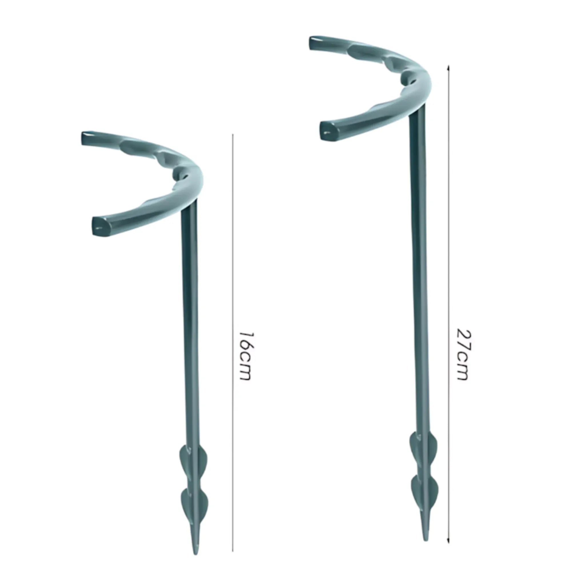 Plant Support Stakes - Durable Plastic Holders for Garden & Greenhouse Plant Support