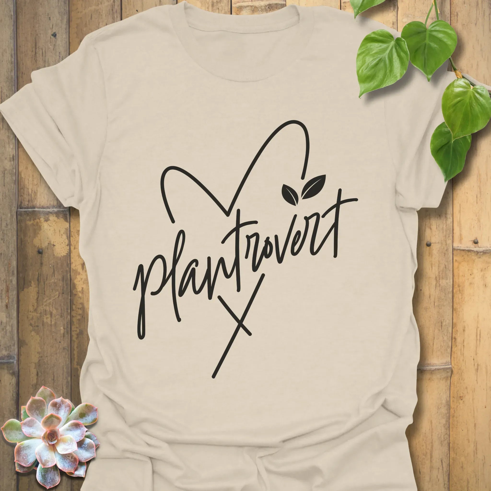 Plantrovert T-shirt Natural / S T-Shirt