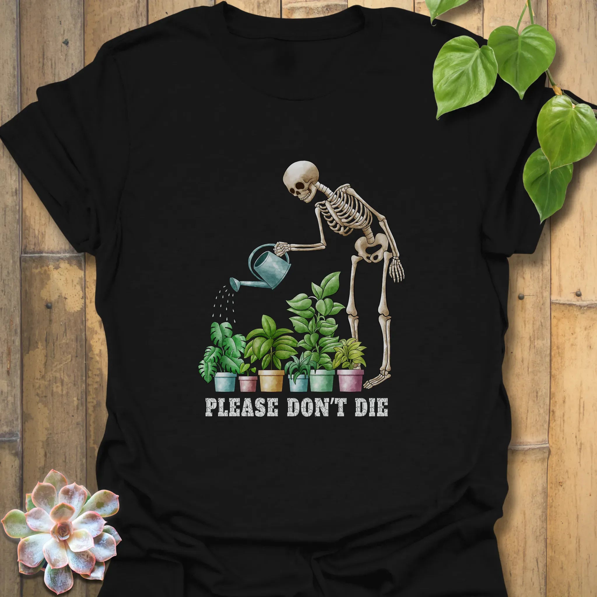 Please Don’t Die – T-shirt Black / S T-Shirt