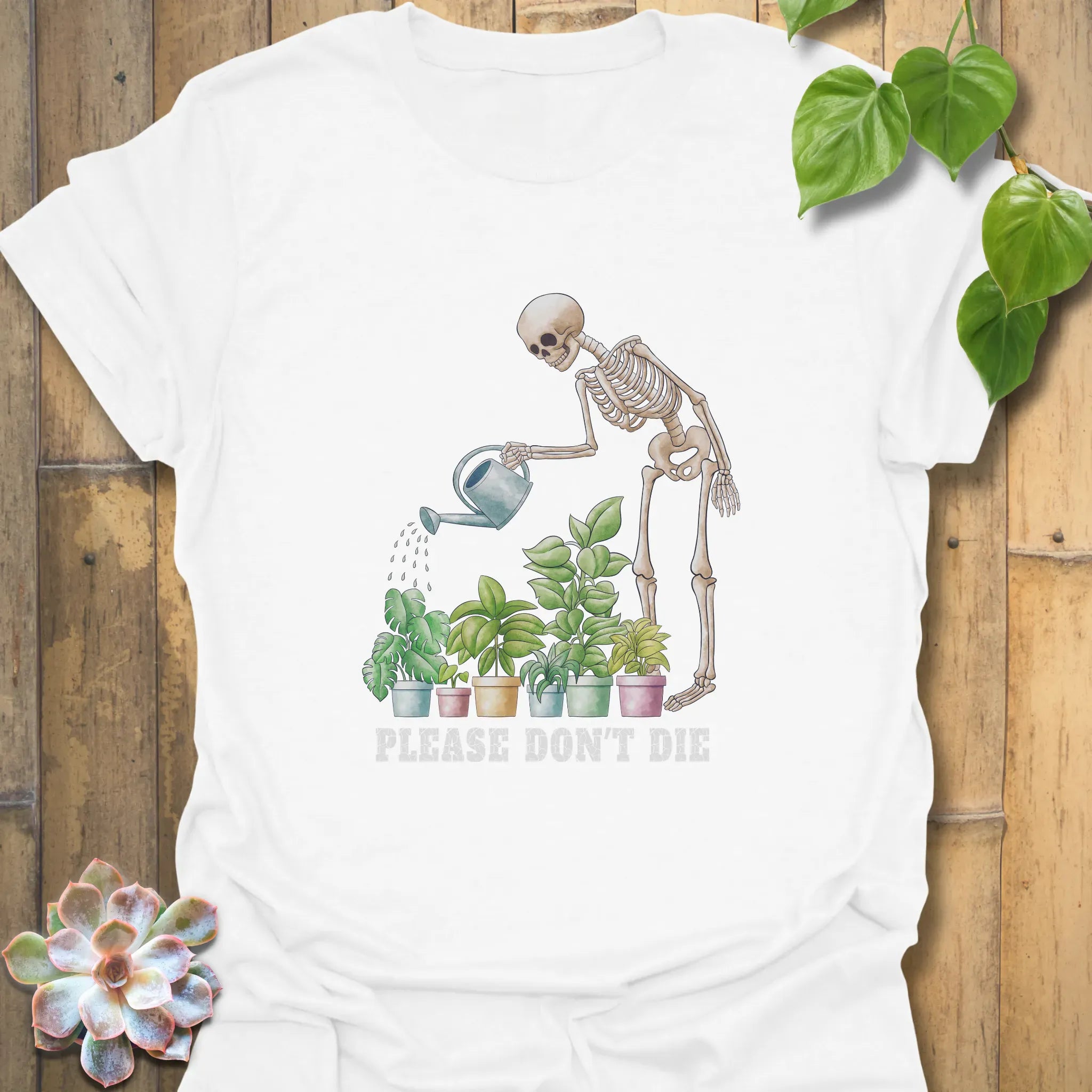 Please Don’t Die – T-shirt White / S T-Shirt