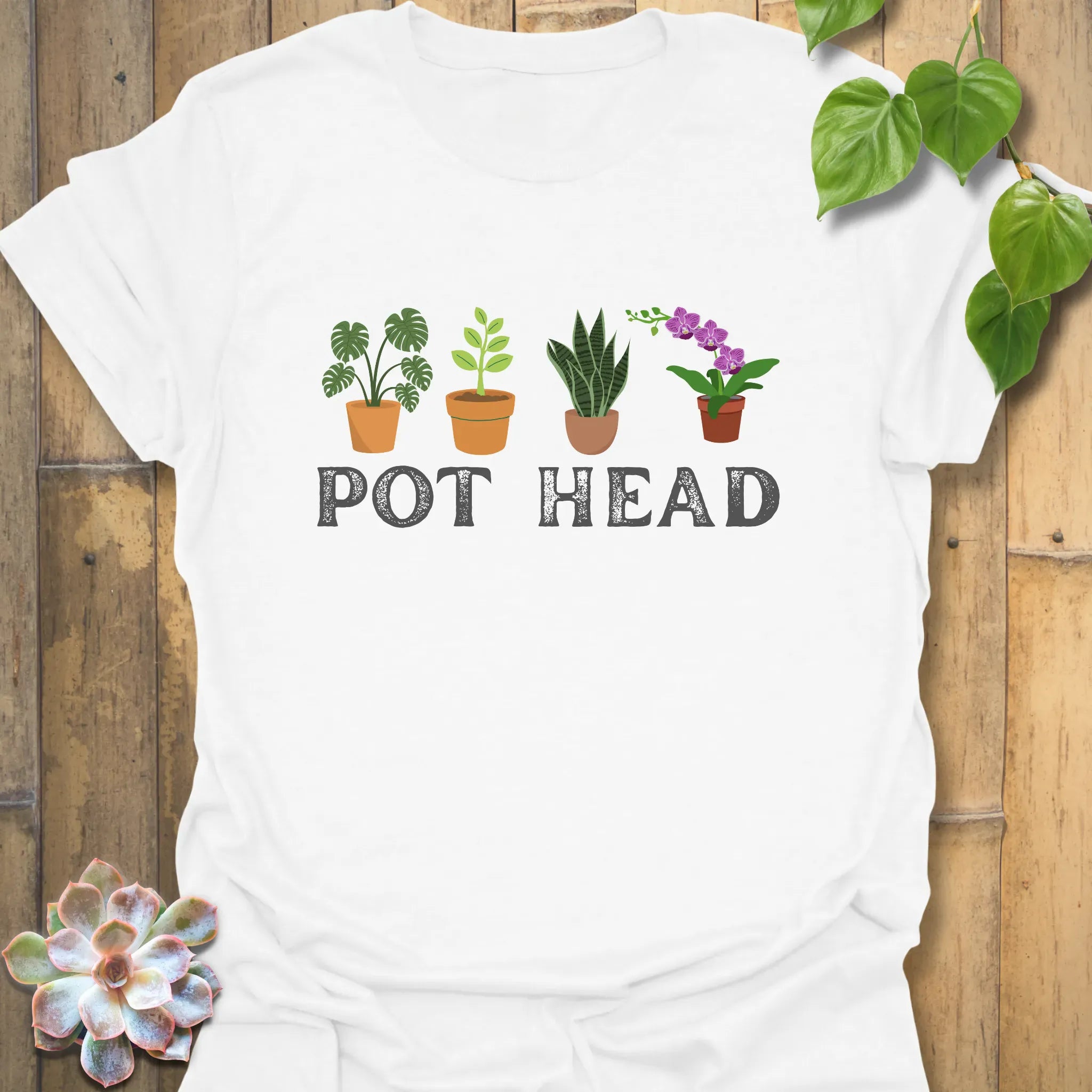 Pot Head T-shirt White / S T-Shirt