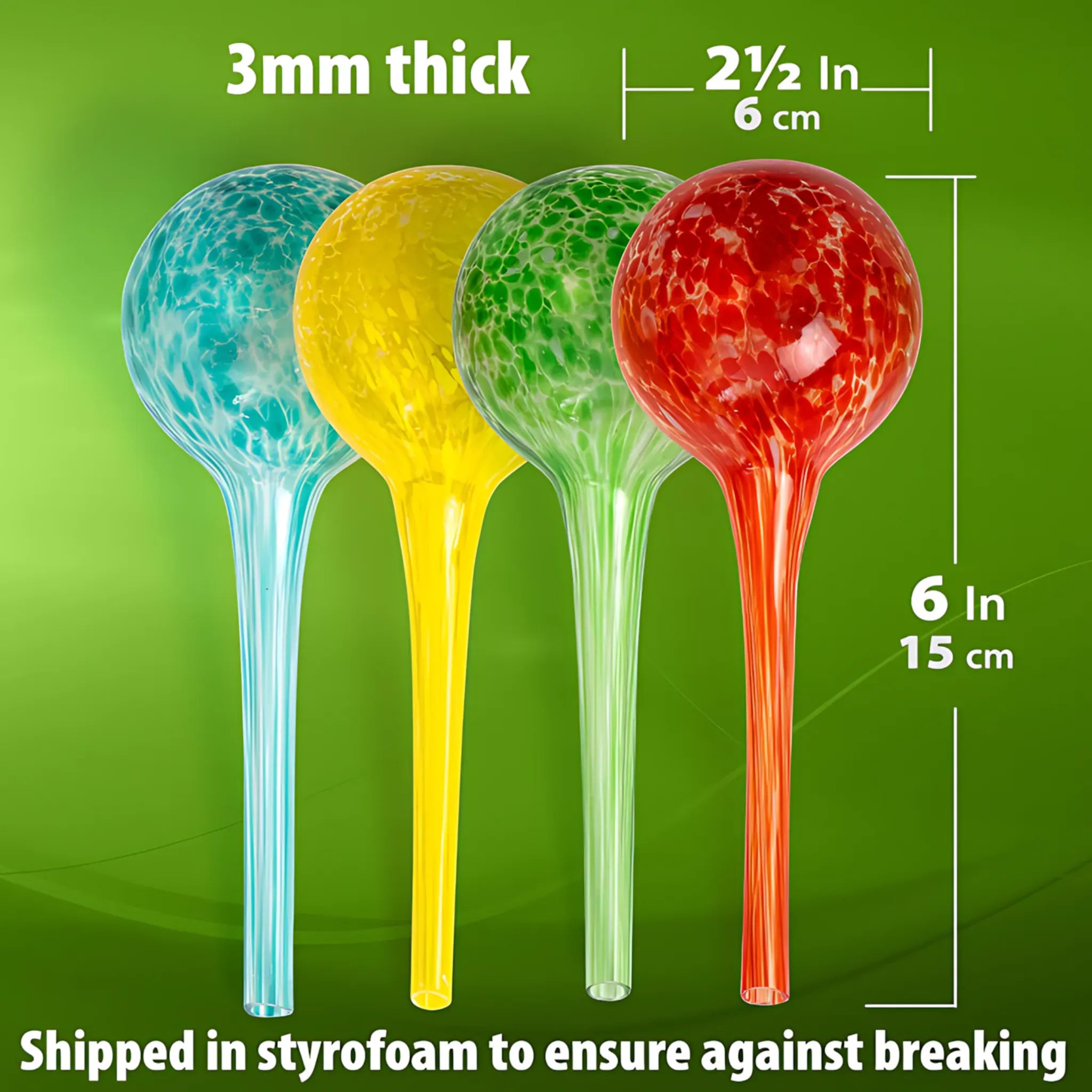 Self-Watering Globes - Automatic Plant Watering Set (6 Pcs) Self Watering Globes