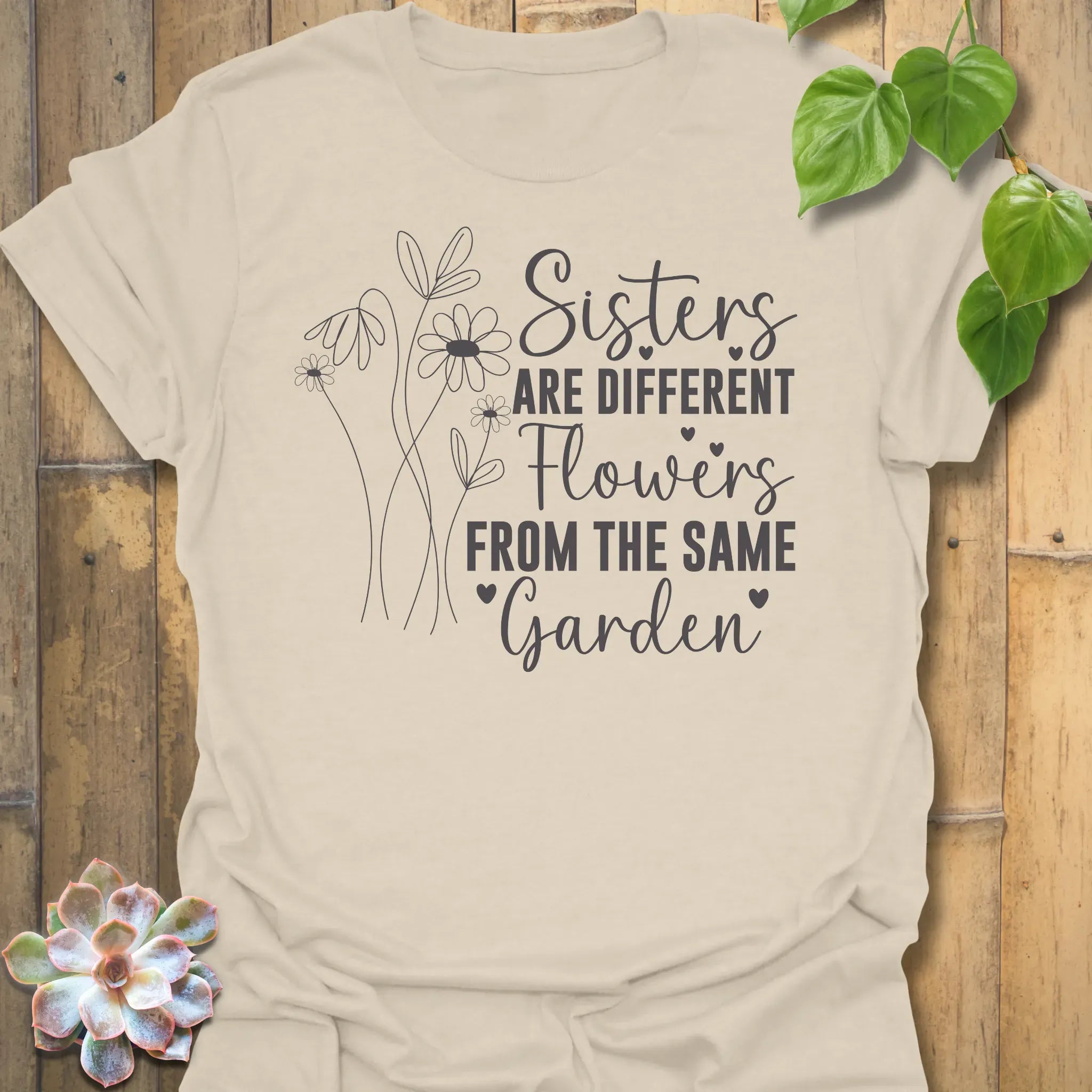 Sisters Are Different T-shirt Natural / S T-Shirt
