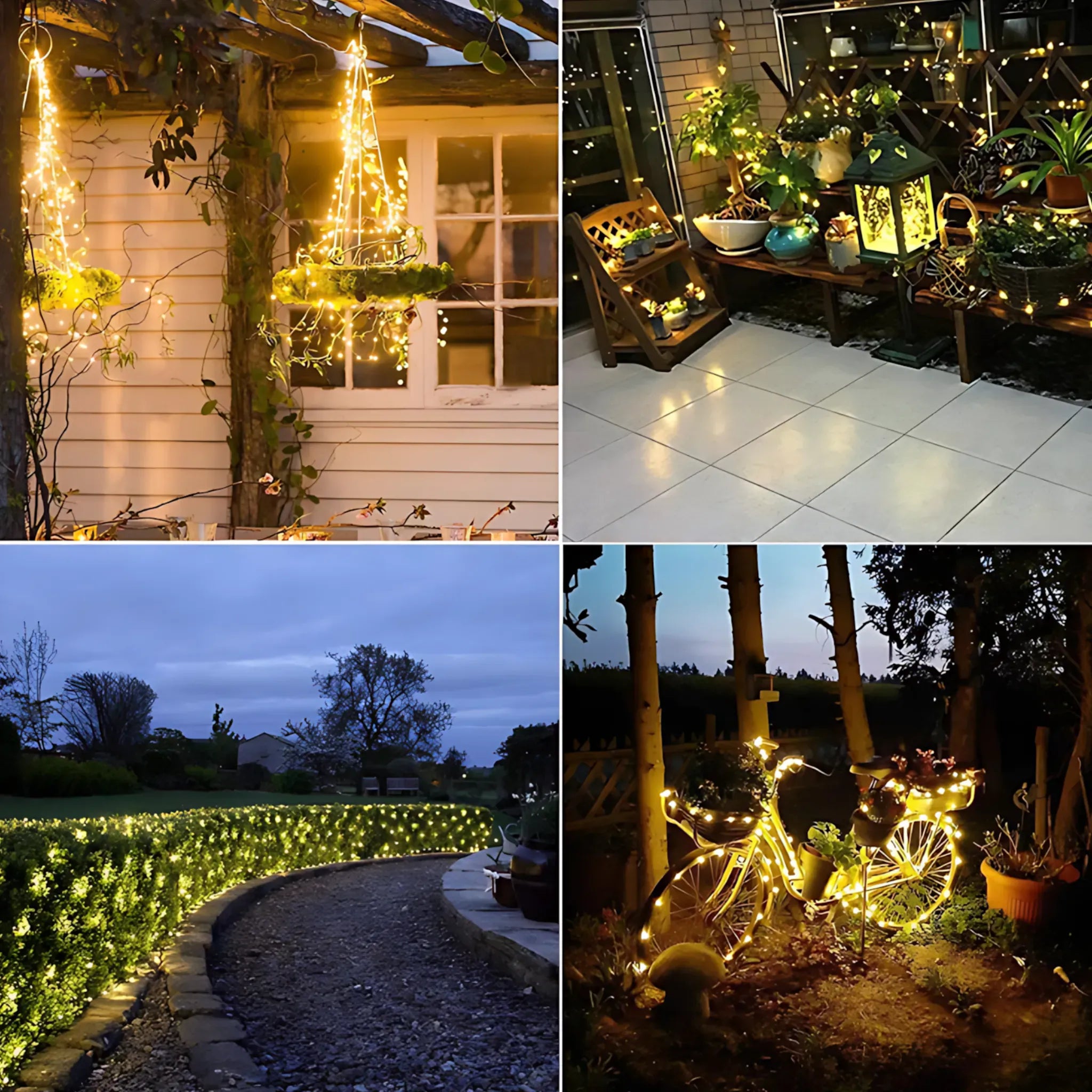 Solar String Lights - Waterproof LED Fairy Lights for Outdoor Decor String Lights