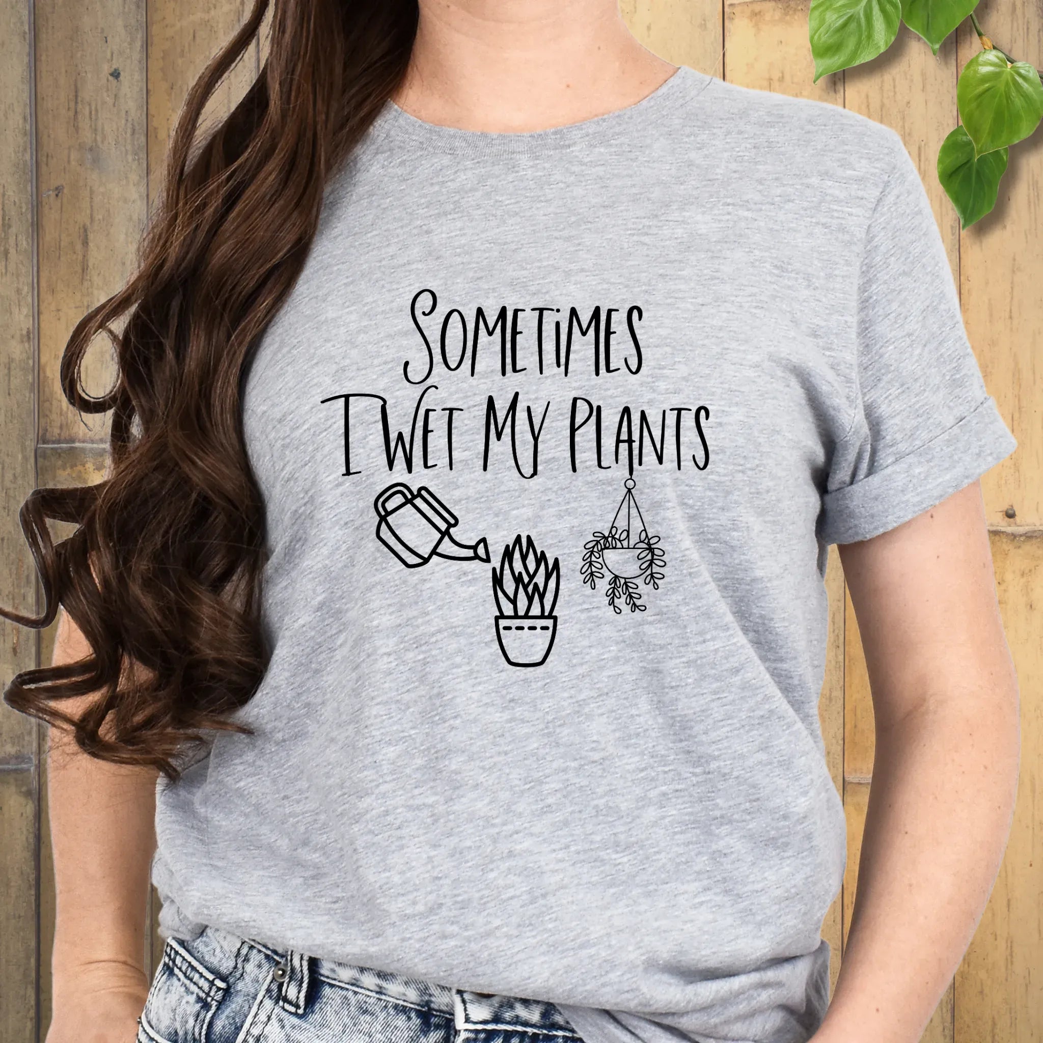 Sometimes I Wet My Plants T-shirt Sport Grey / S T-Shirt