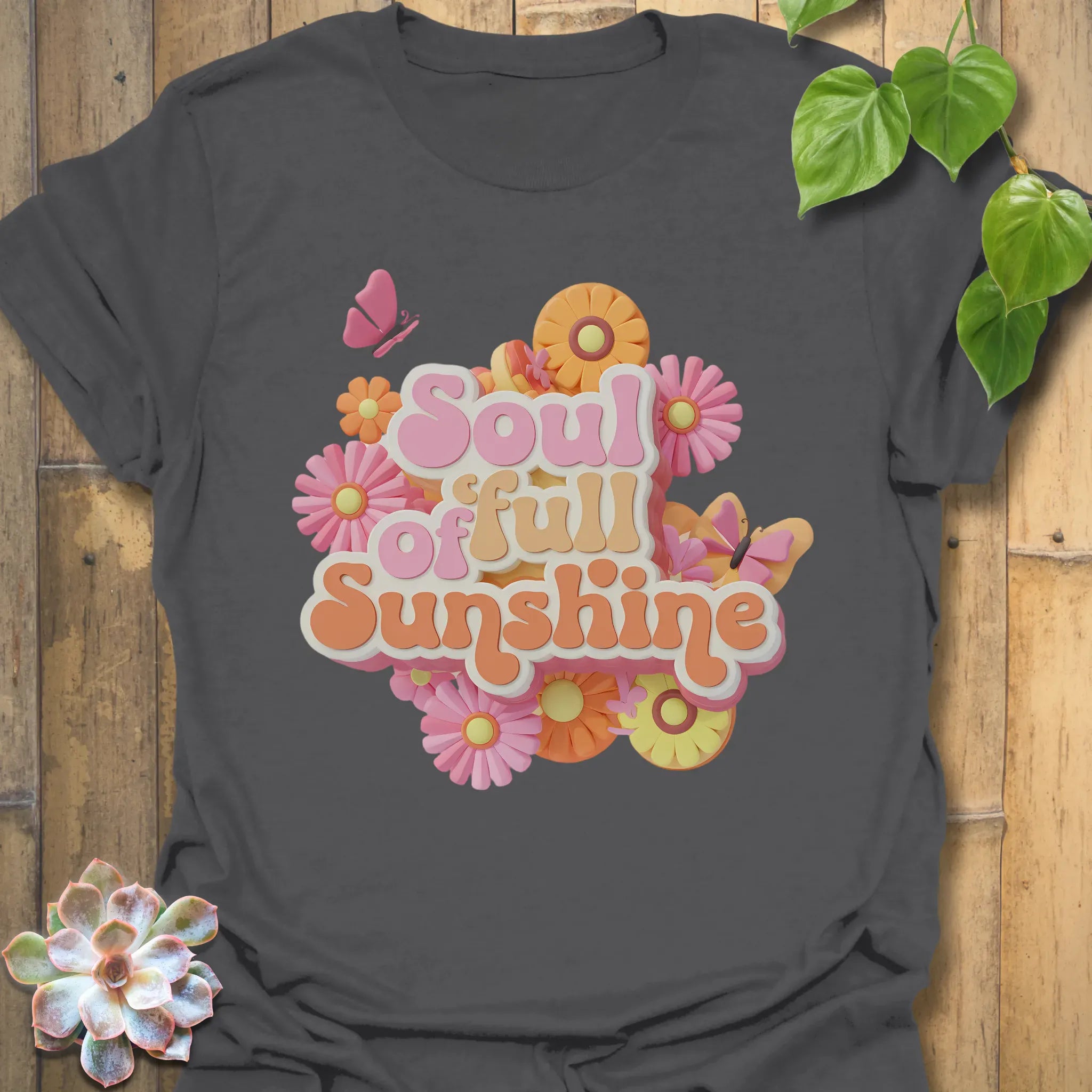 Soul Of Full Sunshine T-shirt Charcoal / S T-Shirt