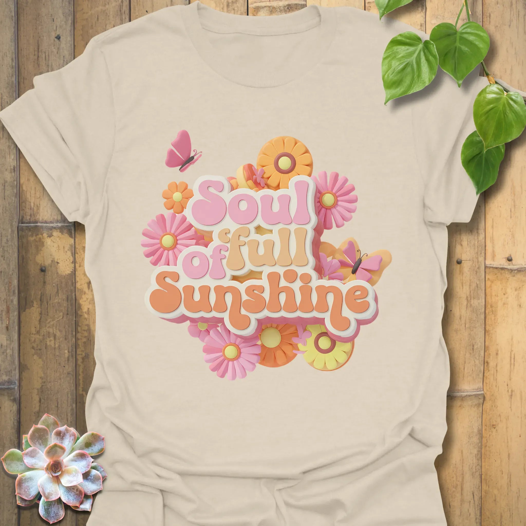 Soul Of Full Sunshine T-shirt Natural / S T-Shirt