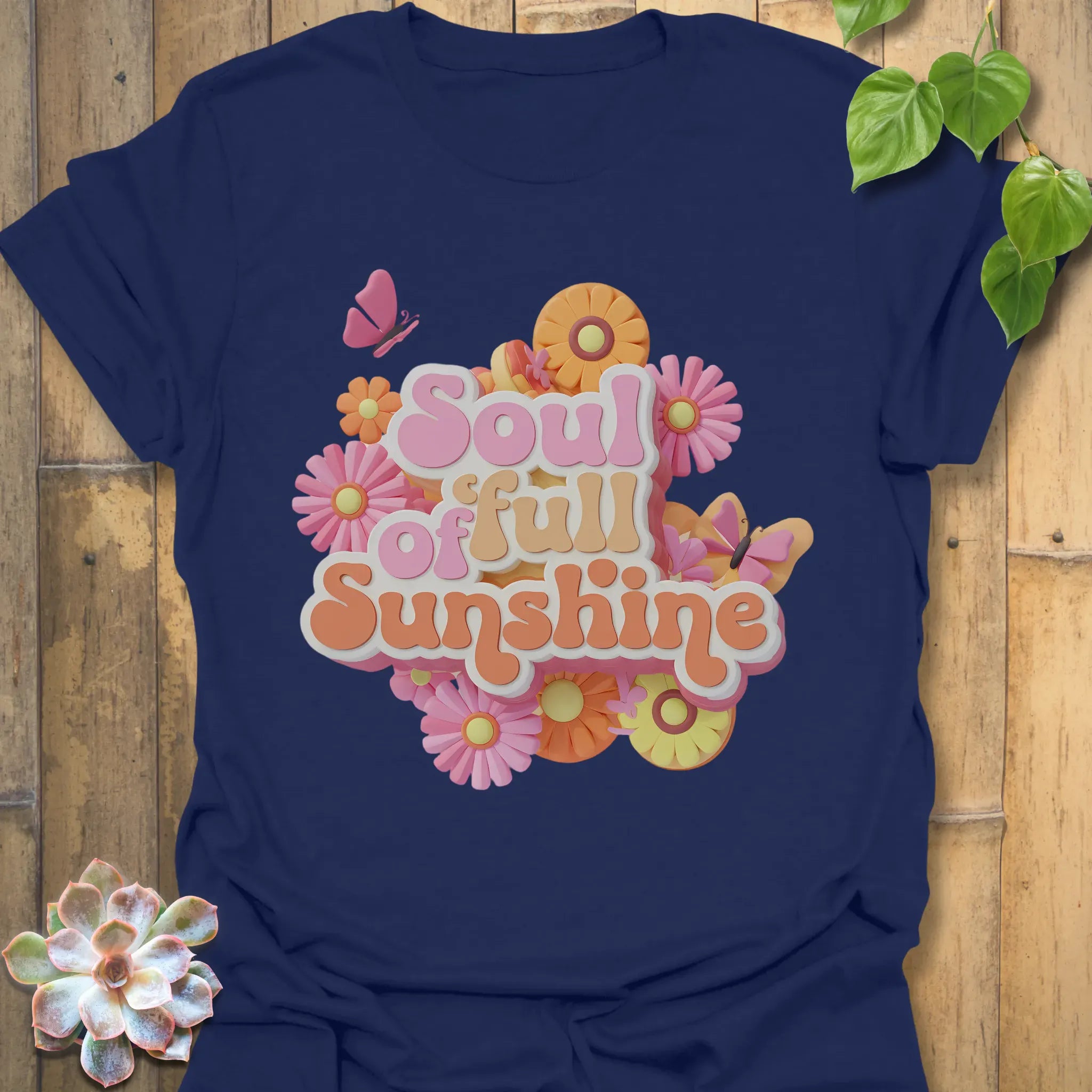 Soul Of Full Sunshine T-shirt Navy / S T-Shirt