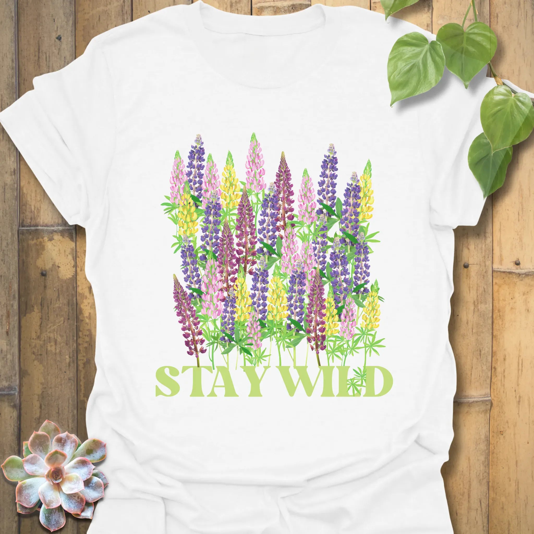 Stay Wild T-shirt White / S T-Shirt