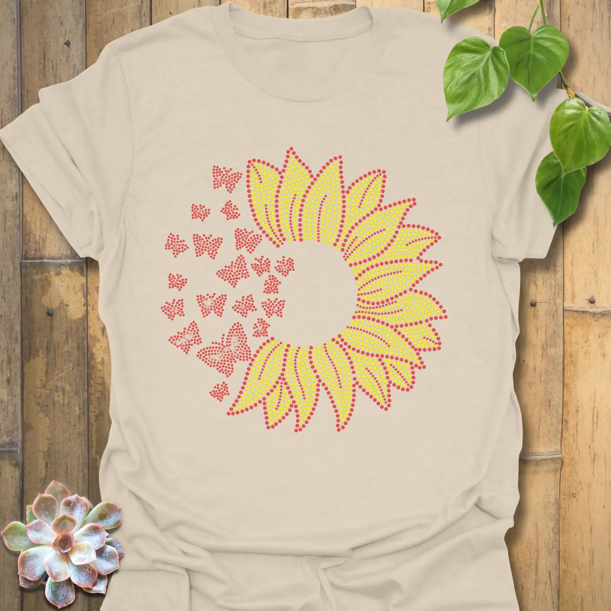 Sunflower Sparkle T-shirt Natural / S T-Shirt