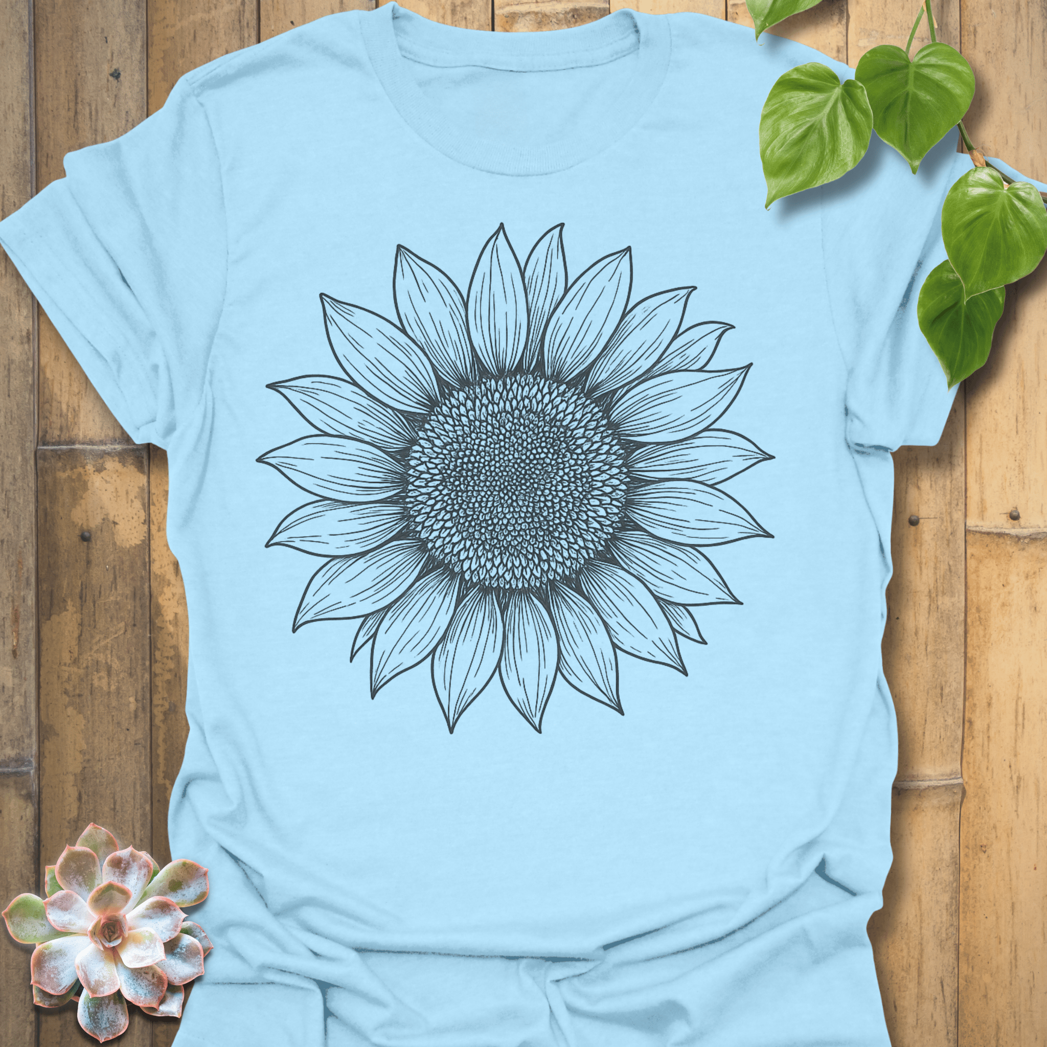 Sunflower T-shirt Light Blue / S T-Shirt