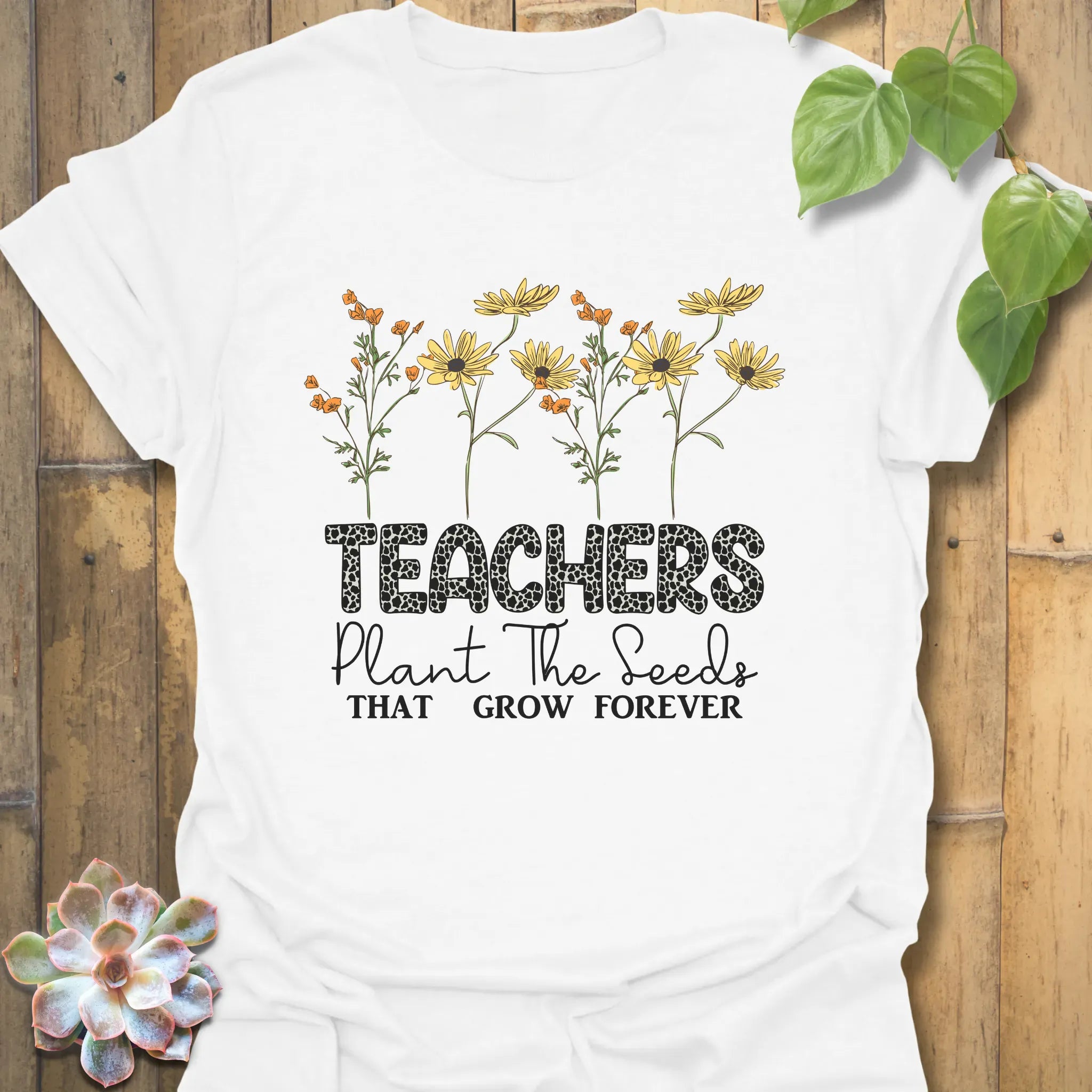 Teachers Plant T-shirt White / S T-Shirt