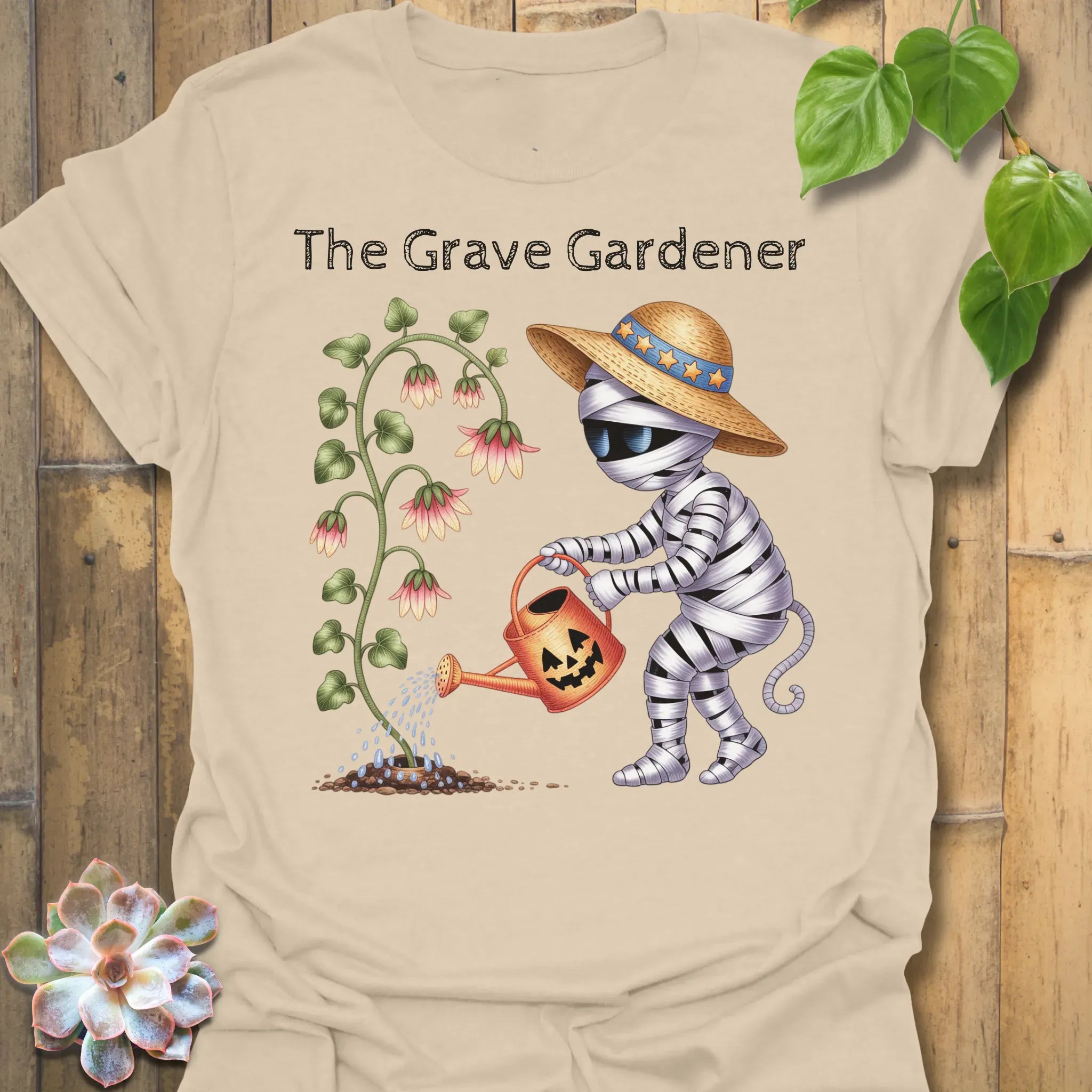 The Grave Gardener T-shirt Sand / S T-Shirt