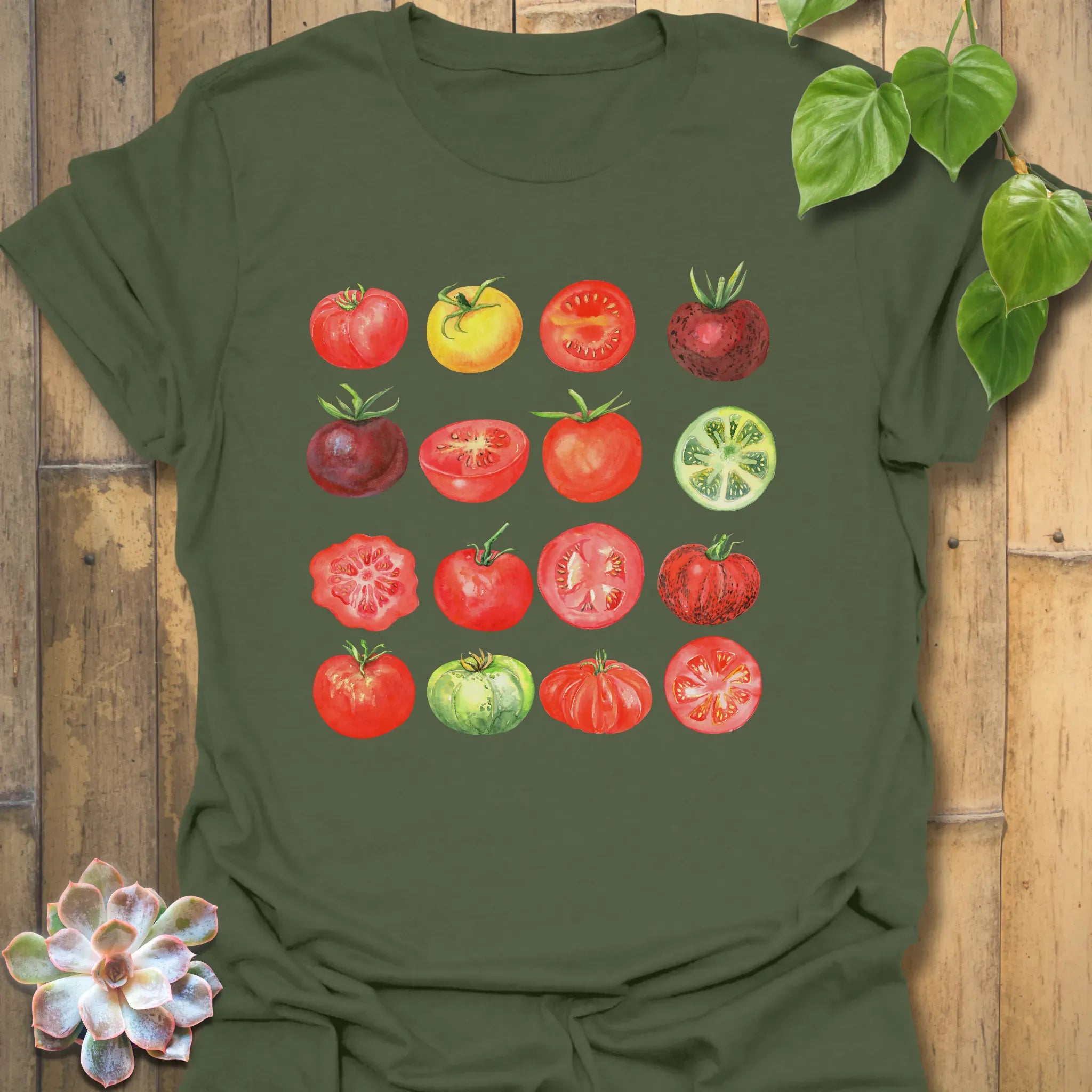 The Tomato Variety Club T-shirt Military Green / S T-Shirt