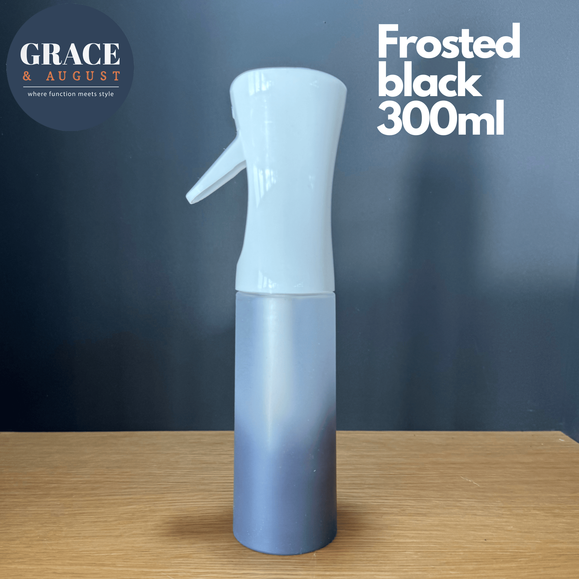 Ultra-fine Mist Spray Bottles - Want it now? Limited colours for immediate dispatch! Black Frosted Spray Mist Bottle