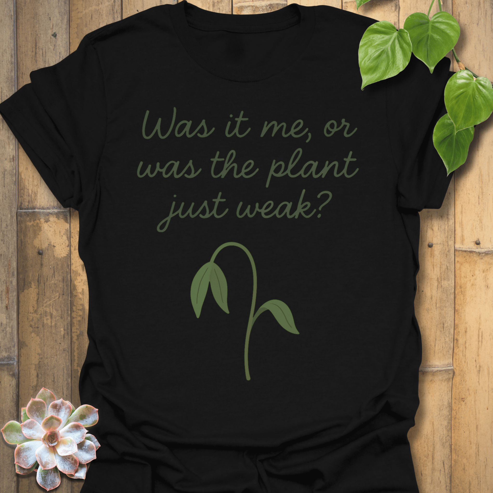 Weak Plant T-shirt Black / S T-Shirt