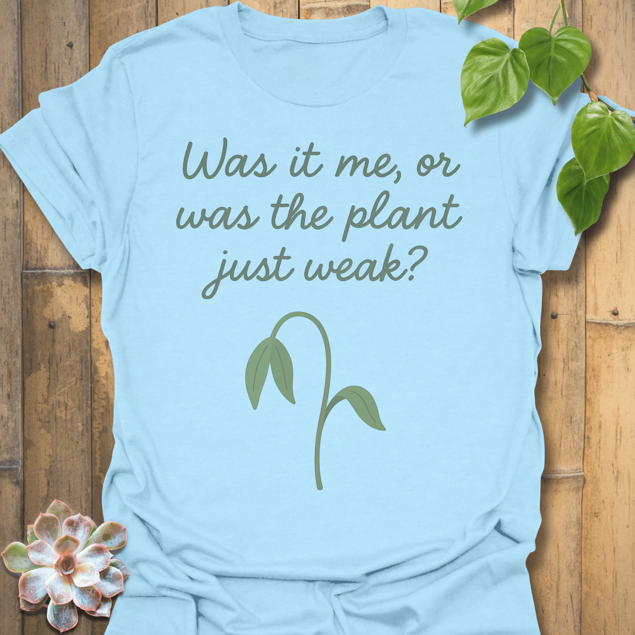 Weak Plant T-shirt Light Blue / S T-Shirt