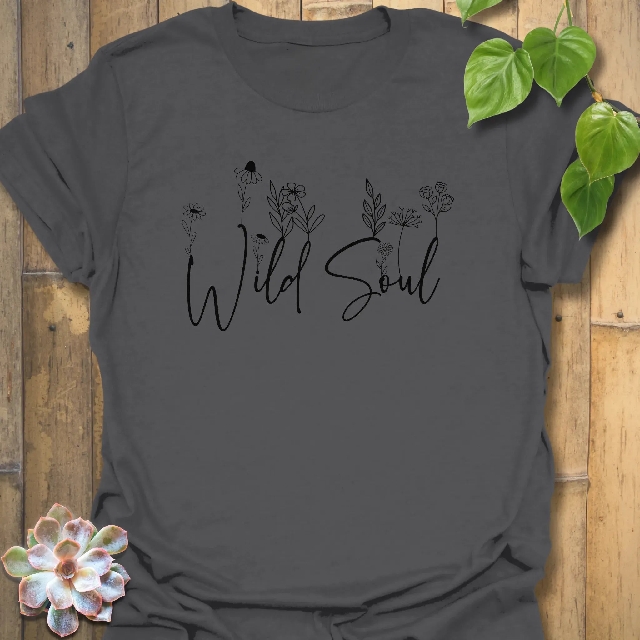 Wild Soul T-shirt Charcoal / S T-Shirt