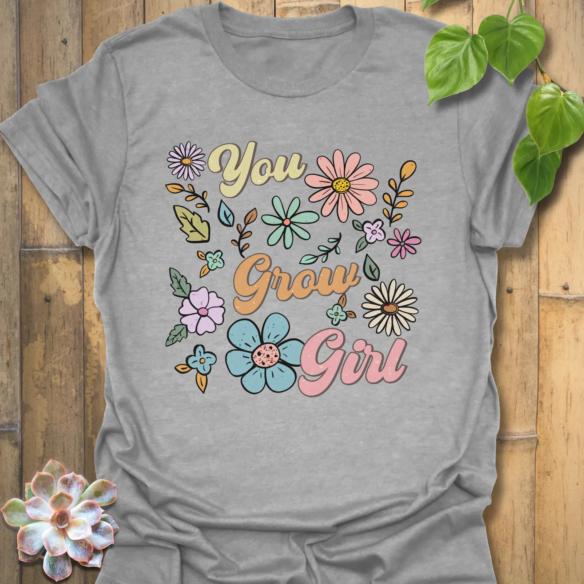 You Grow Girl T-shirt Sport Grey / S T-Shirt