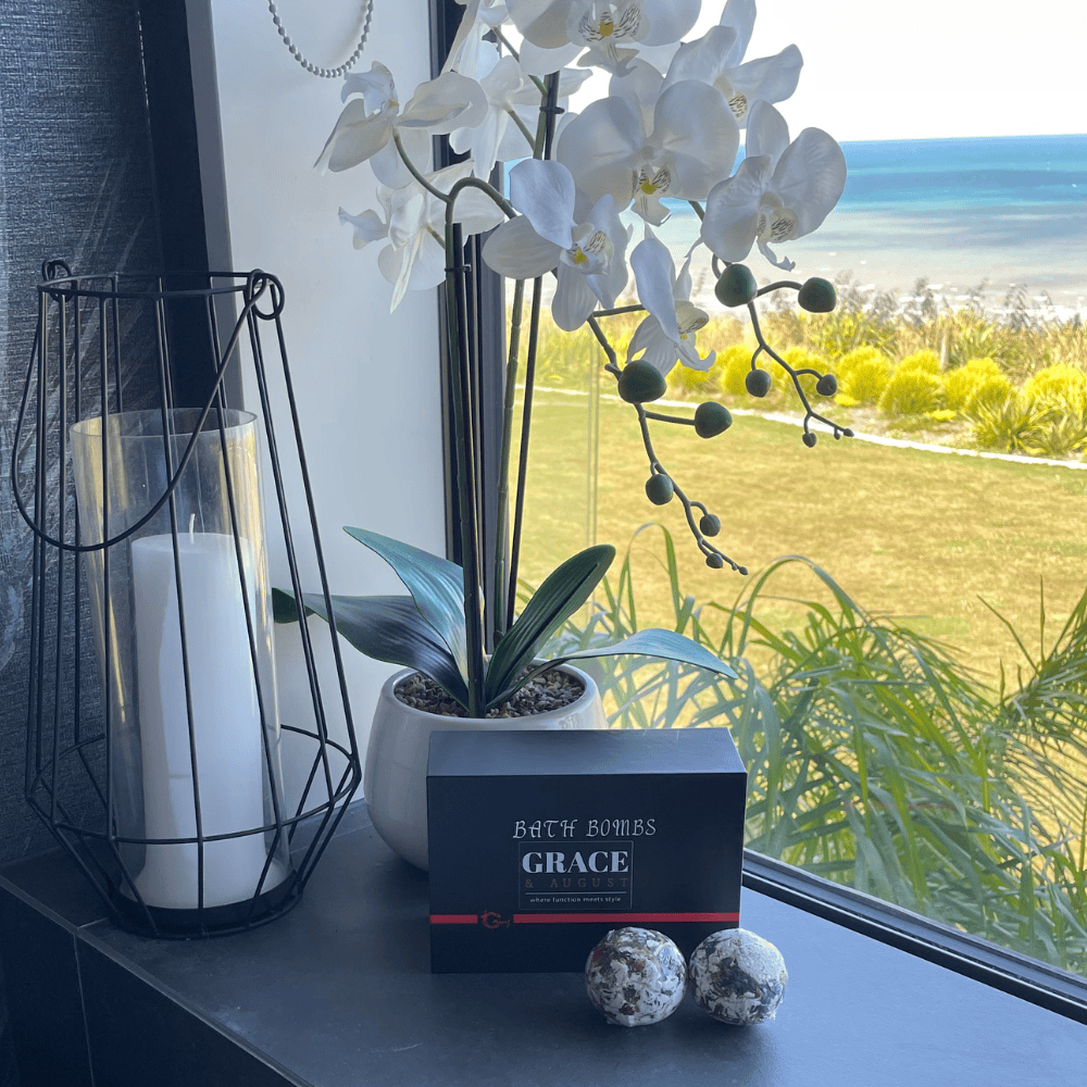 Flower Bath Bomb Gift Set – 6 Natural Scents with Dried Flowers Bath bombs