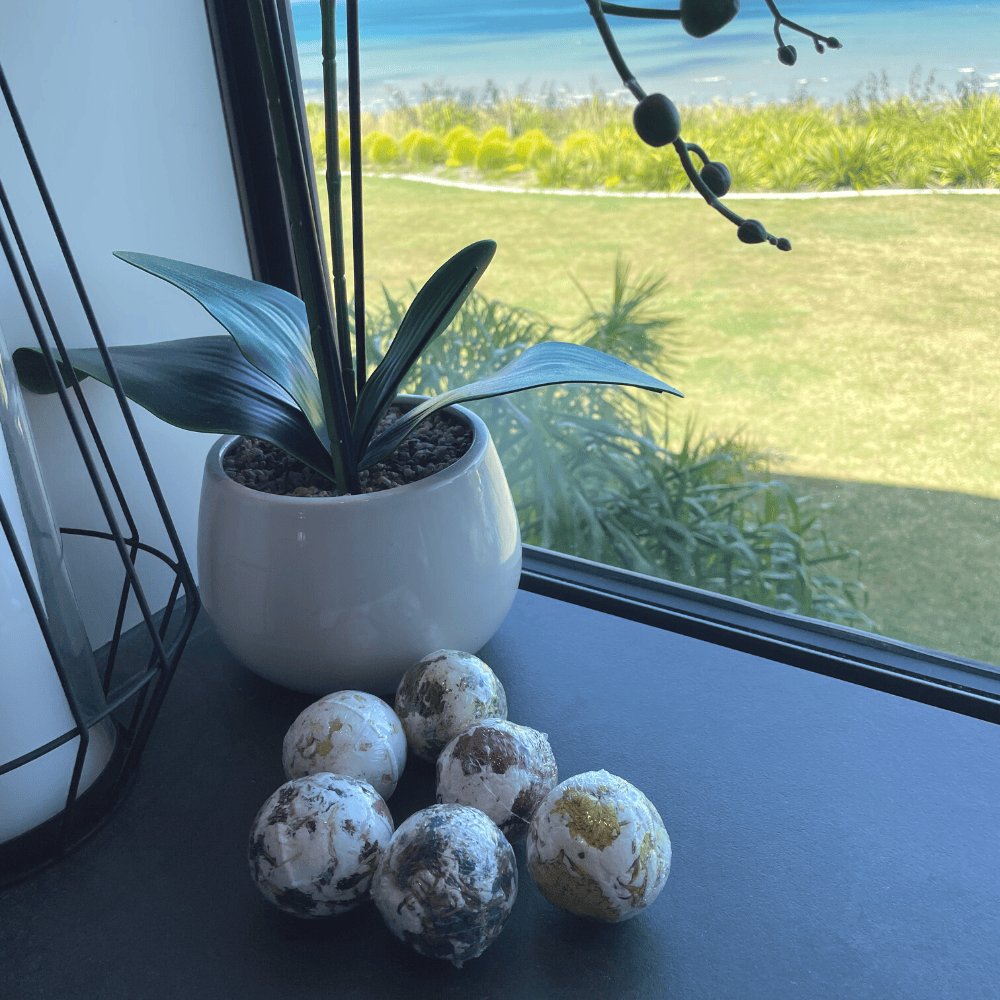 Flower Bath Bomb Gift Set – 6 Natural Scents with Dried Flowers Bath bombs