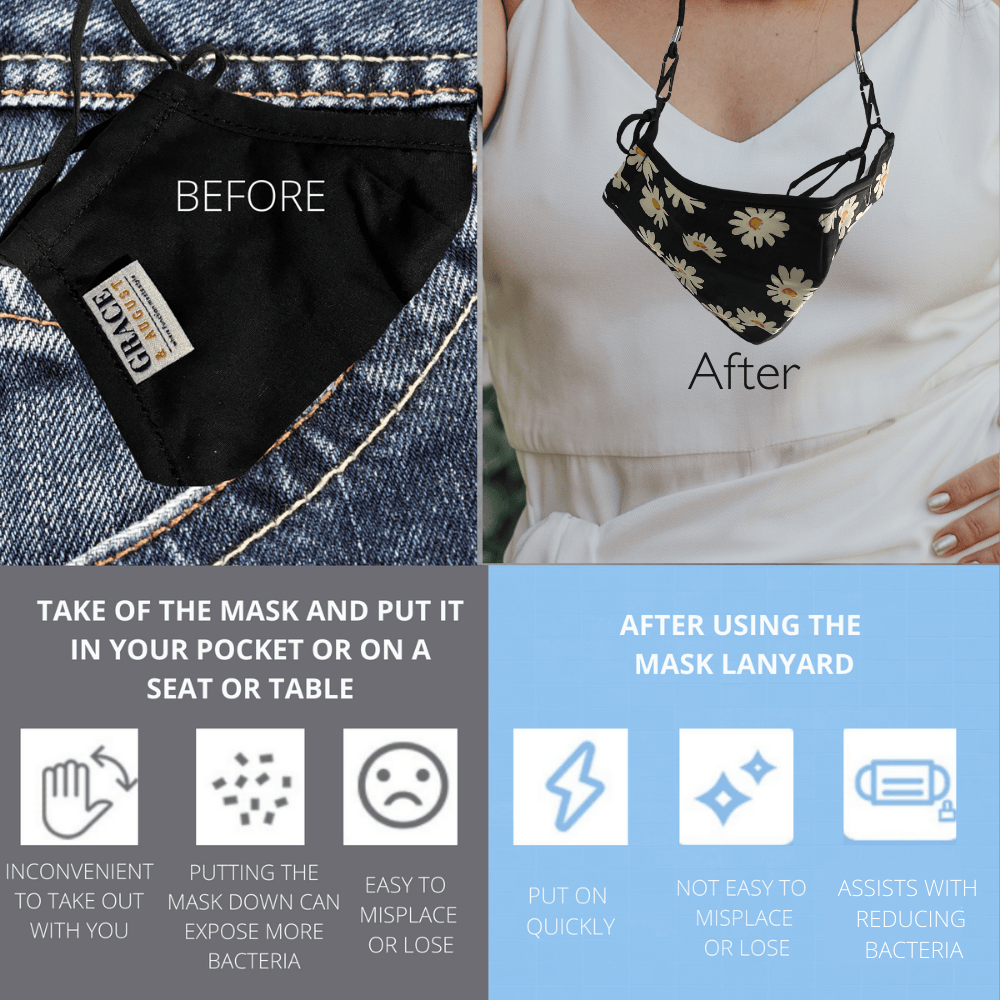 Lanyard Two Pack - one white, one black