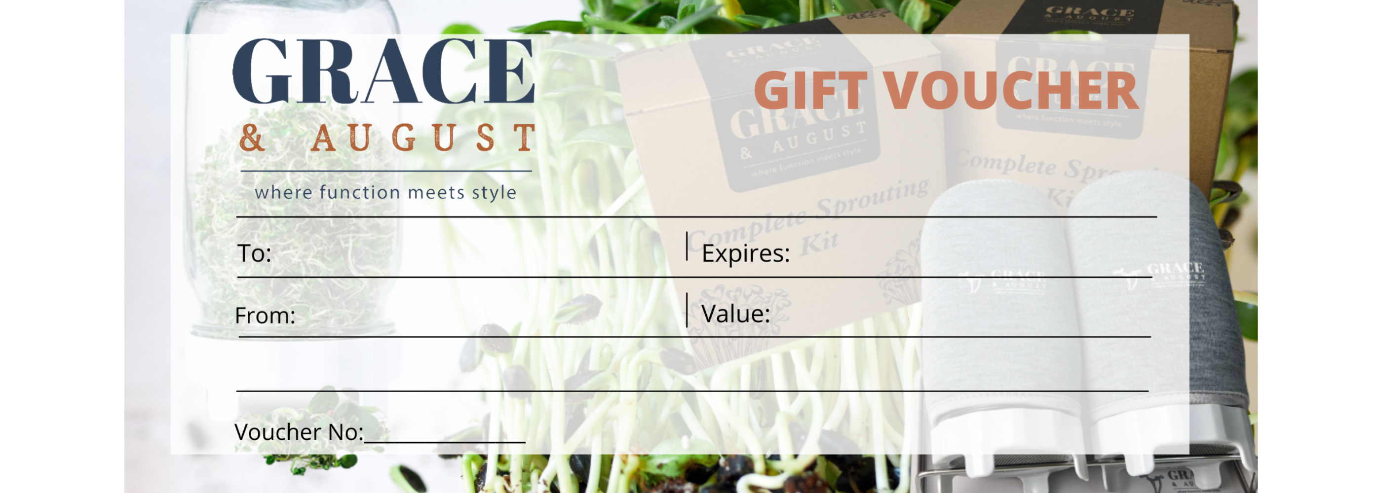 Grace and August Gift Voucher