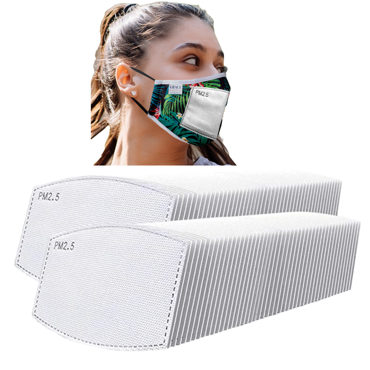 Face Mask Accessories and PM2.5 Filters – graceandaugust.co.nz