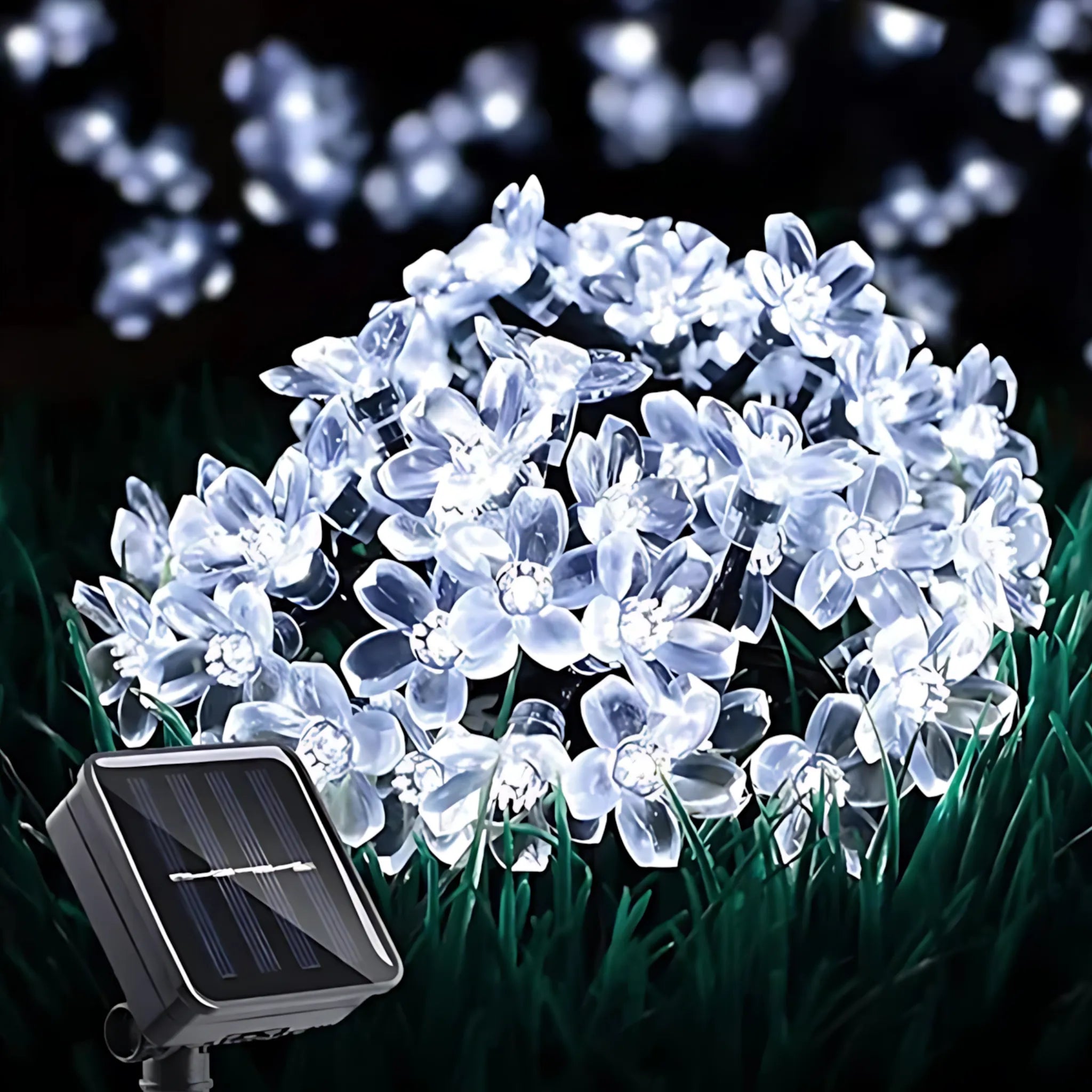 Solar holiday decoration lights