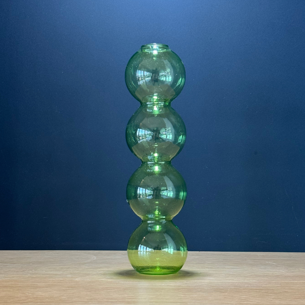 Nordic Glass Bubble Vase |  8 Colour Options | 2 Sizes