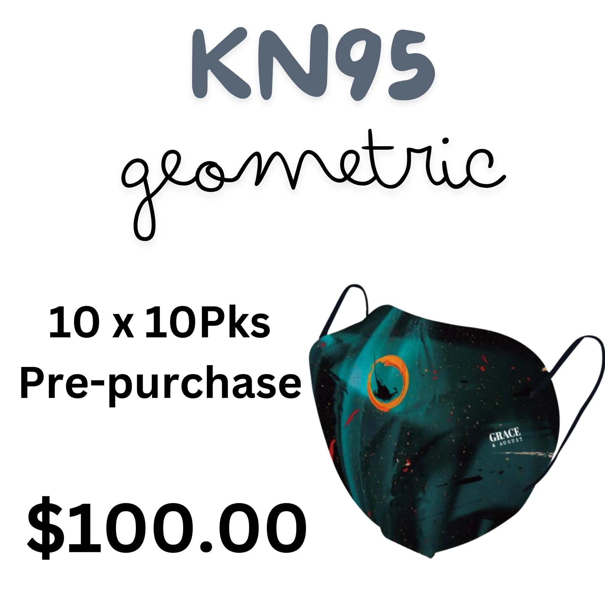 KN95 masks with design
