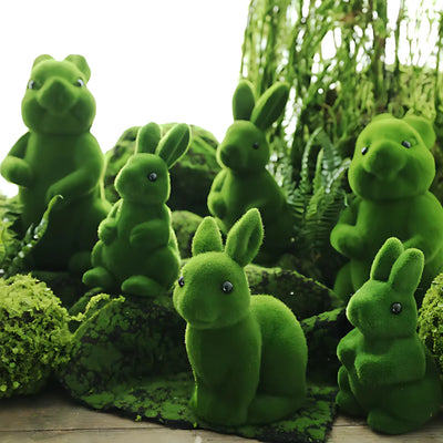 Artificial moss rabbit