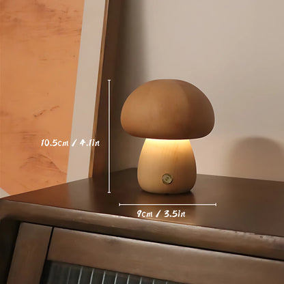 Mushroom-shaped lamp