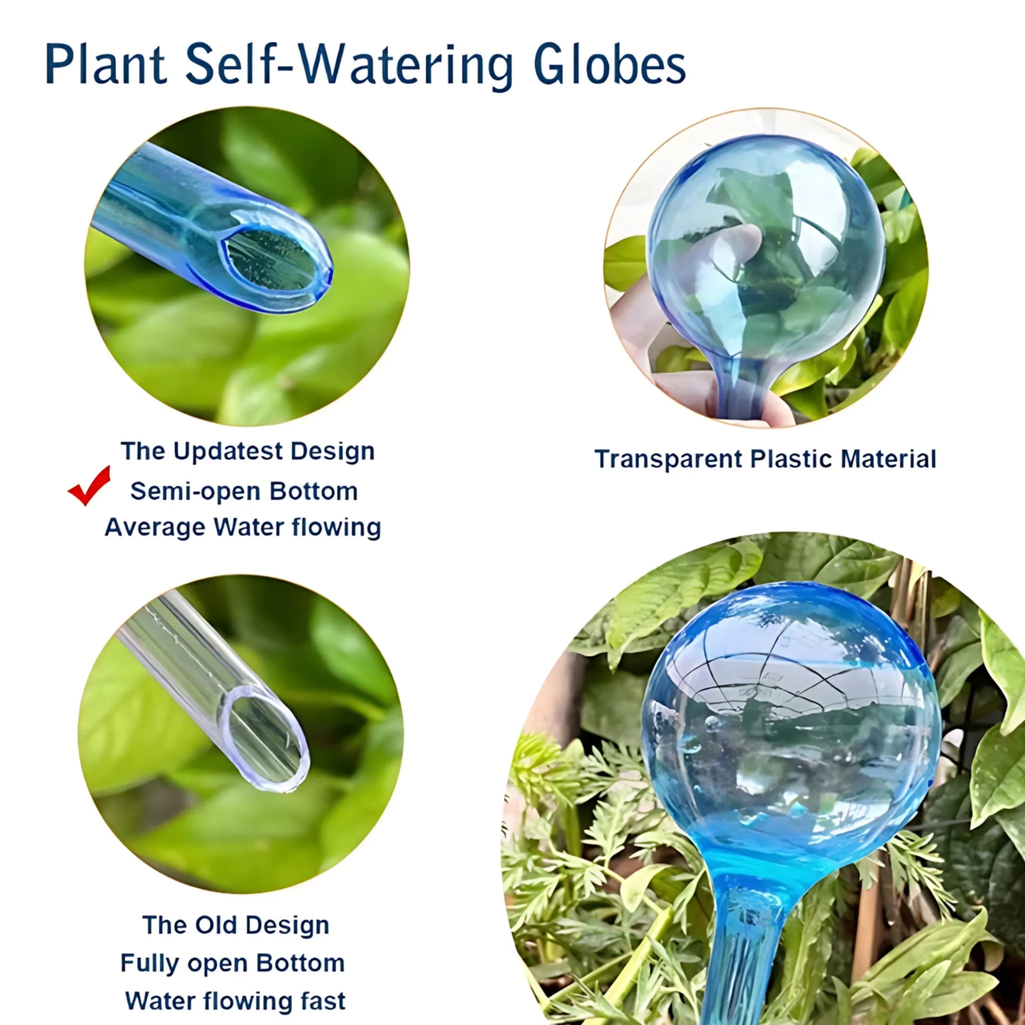 Watering globes for plants