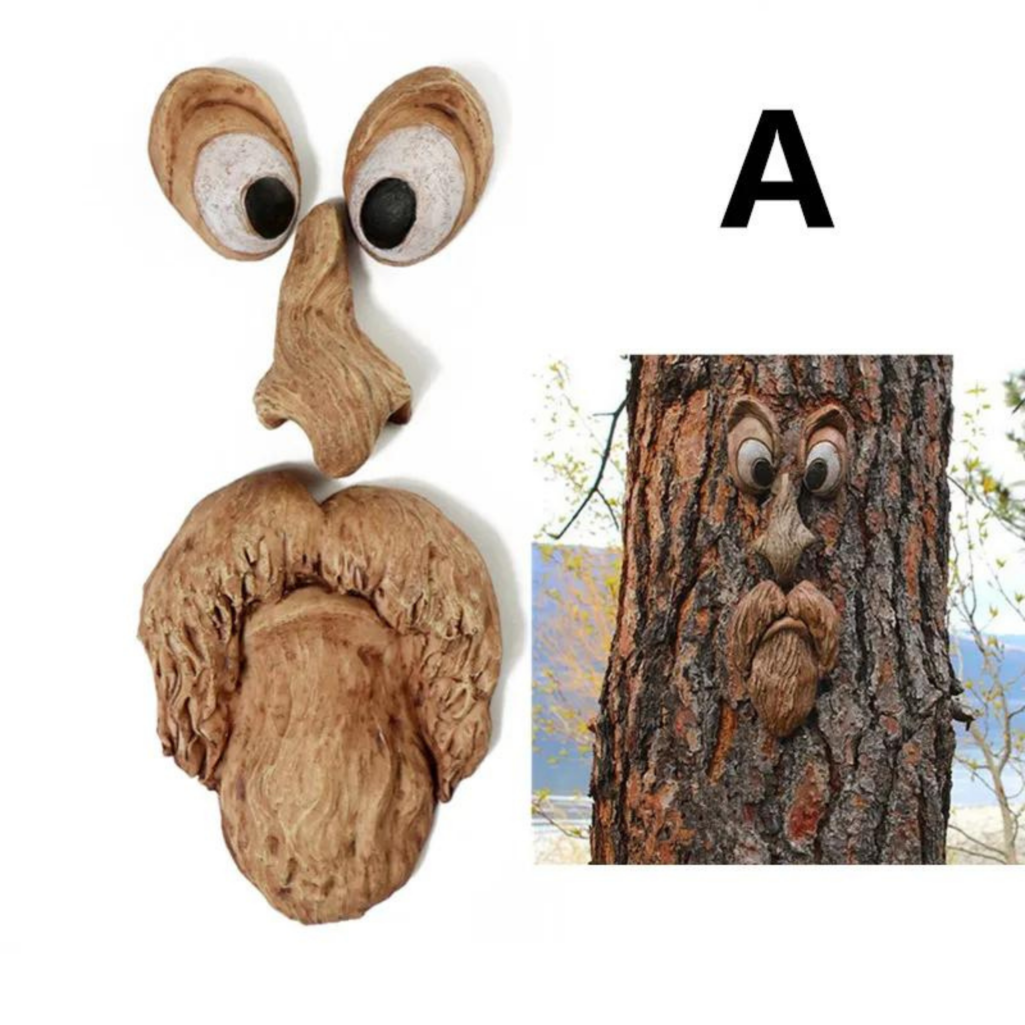 tree face decor