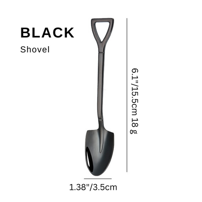 Black novelty spoons 