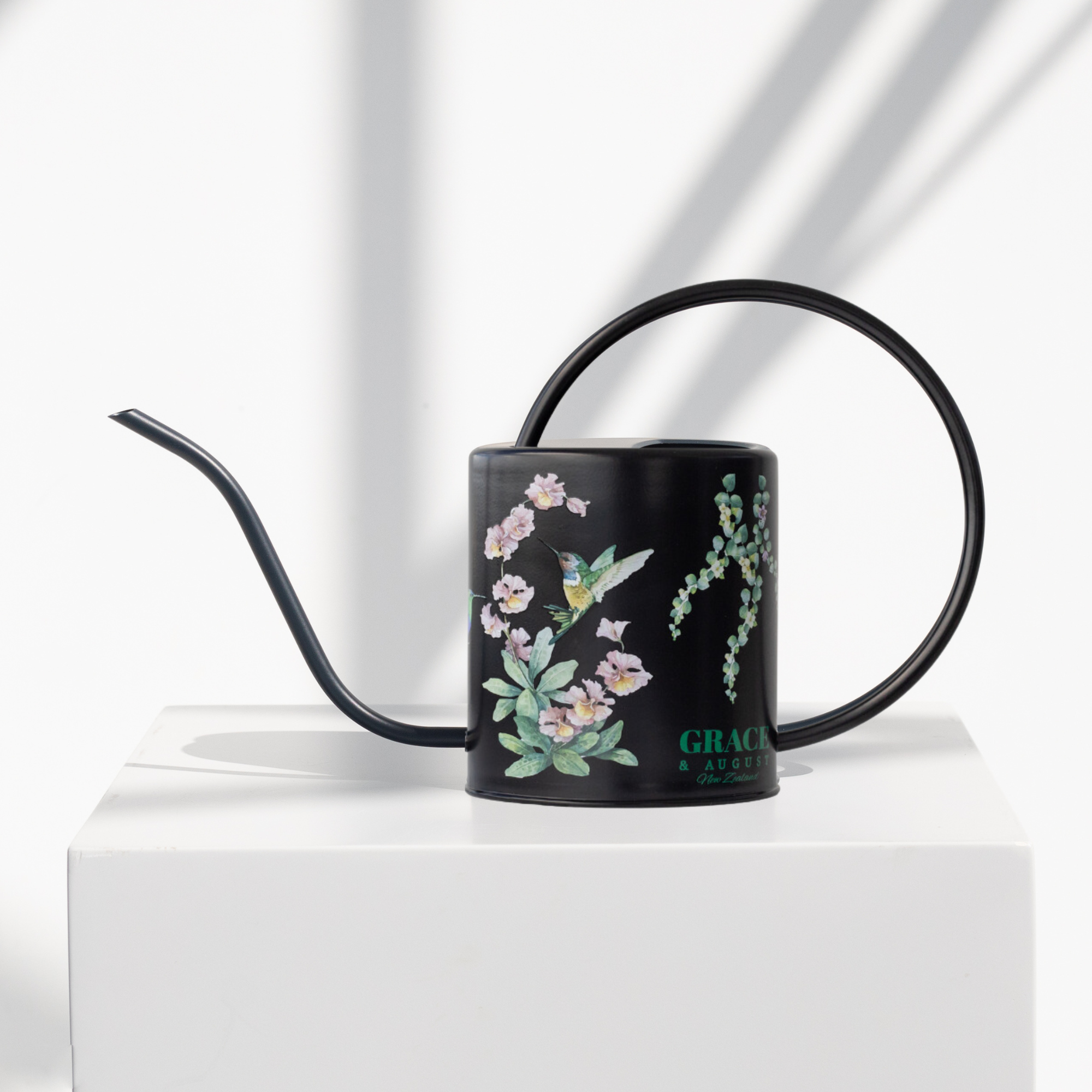 Black Hummingbird Watering Can – 1.5L Stainless Steel Indoor Plant Watering Can - Clearance Item