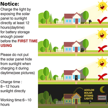 Solar party lights