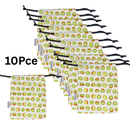 Drawstring Storage Bag - Kiwifruit
