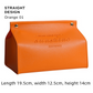 Orange Tissue Box Holder