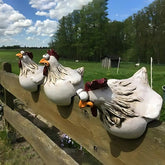 Chicken garden decor