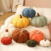 Plush pumpkin pillow