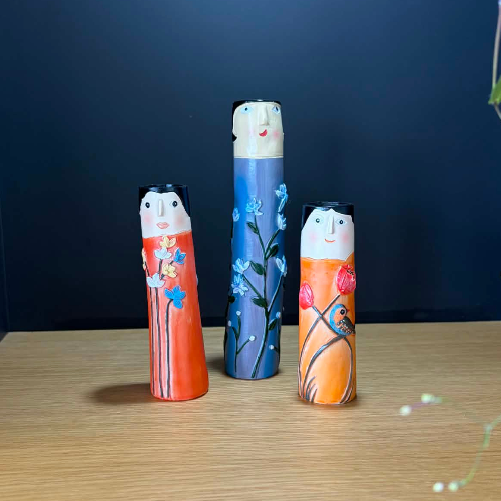 Face Bud Vase Set (Set of 3) – Clearance