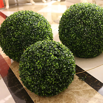 Artificial grass ball for home decor
