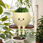 Creative resin head planter